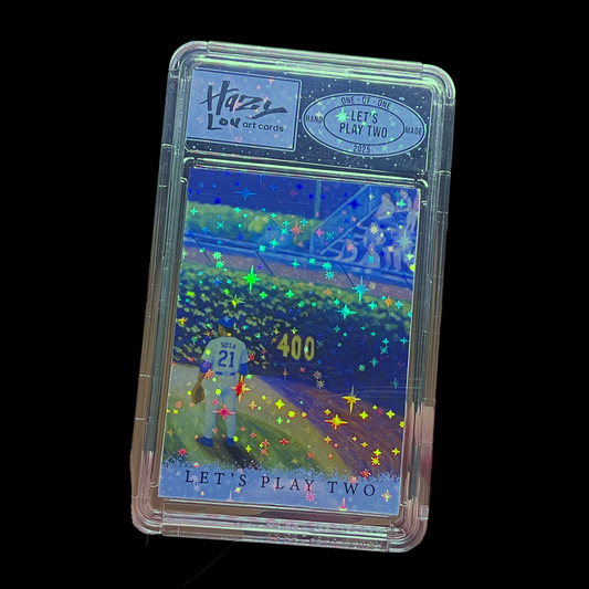 Let's Play Two - 1/1 Hazy Lou Handmade Art